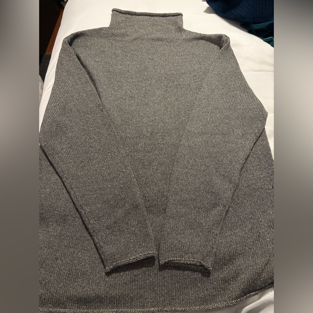 Zegna Sport turtleneck gray sweater
